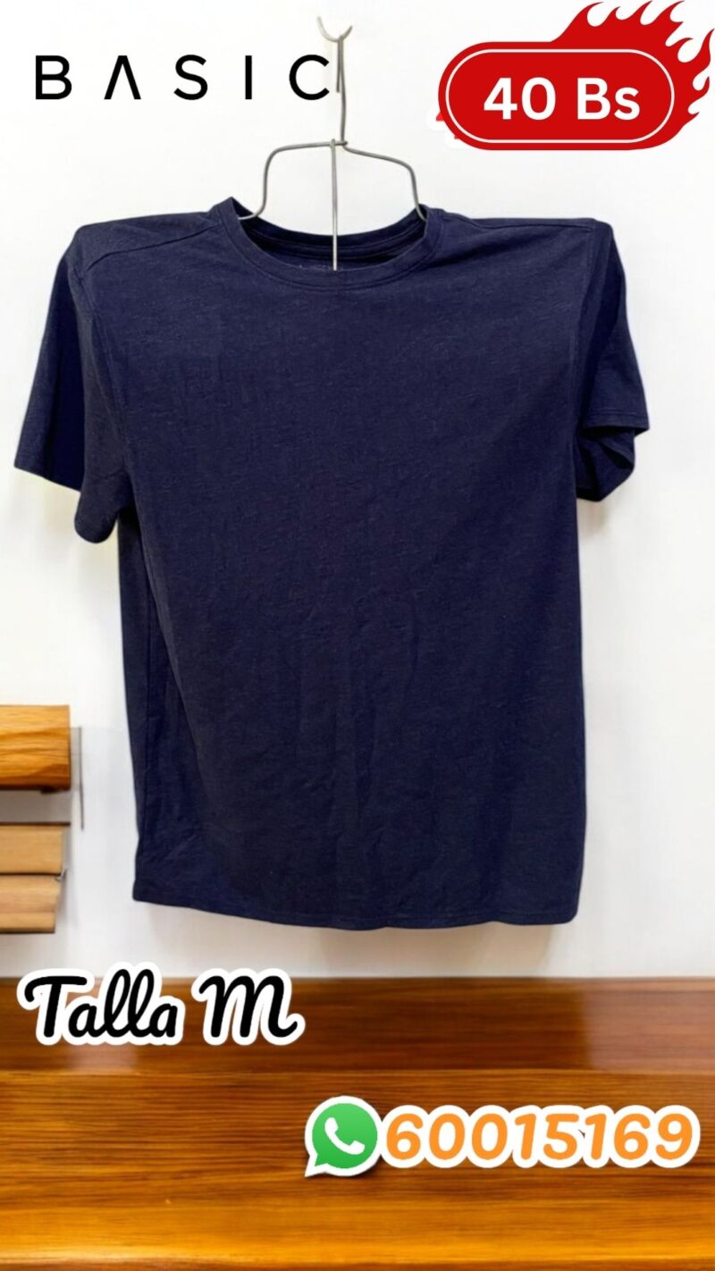 POLERAS DE HOMBRE BASICA TALLA M